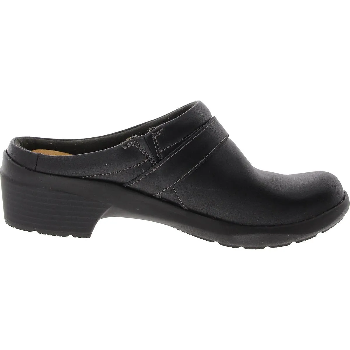 261676384050 Womens Block Heel Manmade Clogs