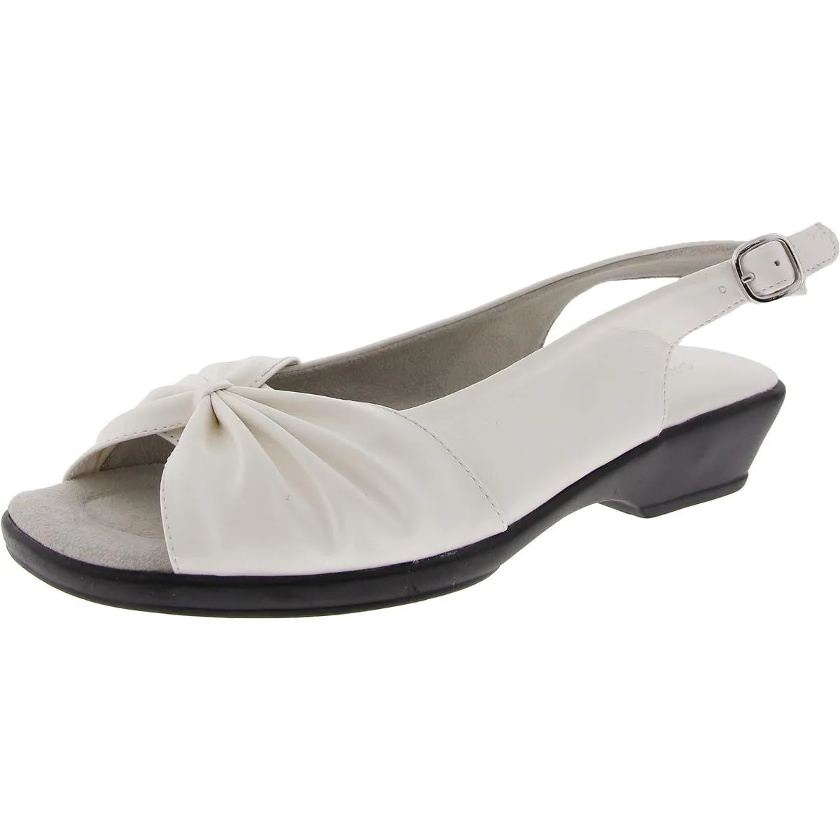 305293 Womens Bow Manmade Slingbacks