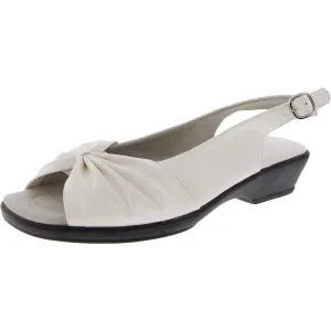 305293 Womens Bow Manmade Slingbacks