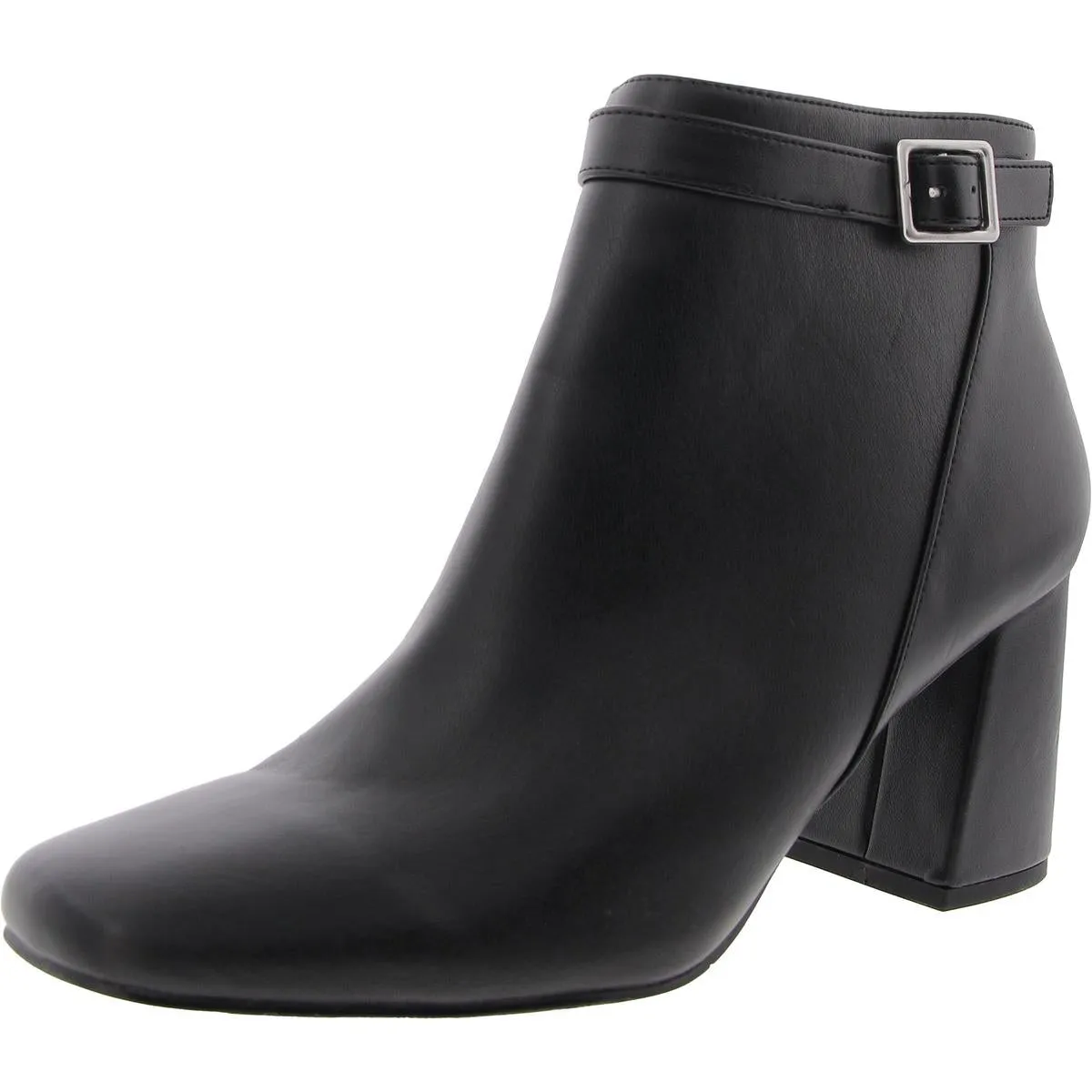 313412 Womens Buckle Manmade Ankle Boots