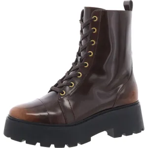 40F4BKFE6L Womens Lace-Up Leather Combat & Lace-Up Boots