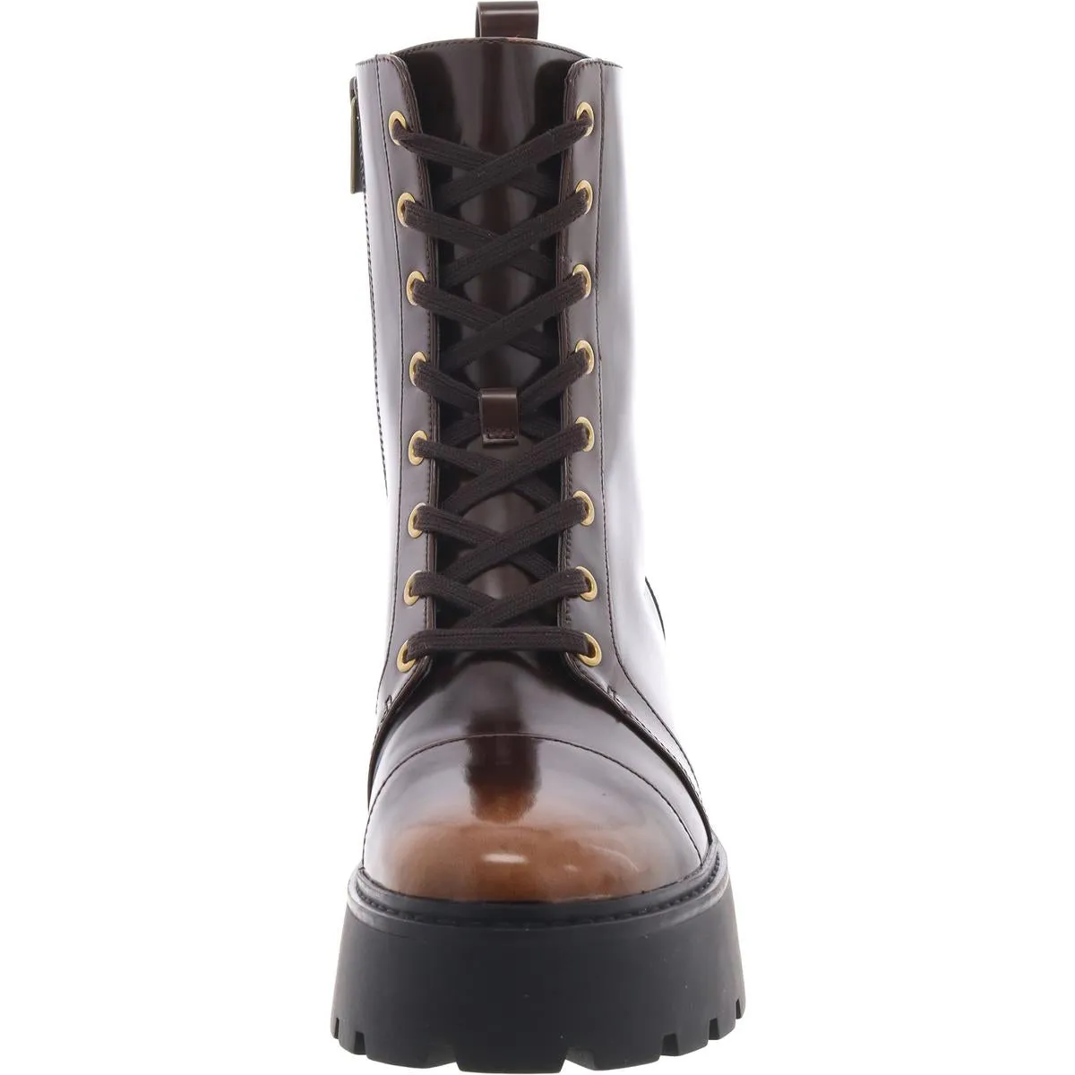 40F4BKFE6L Womens Lace-Up Leather Combat & Lace-Up Boots