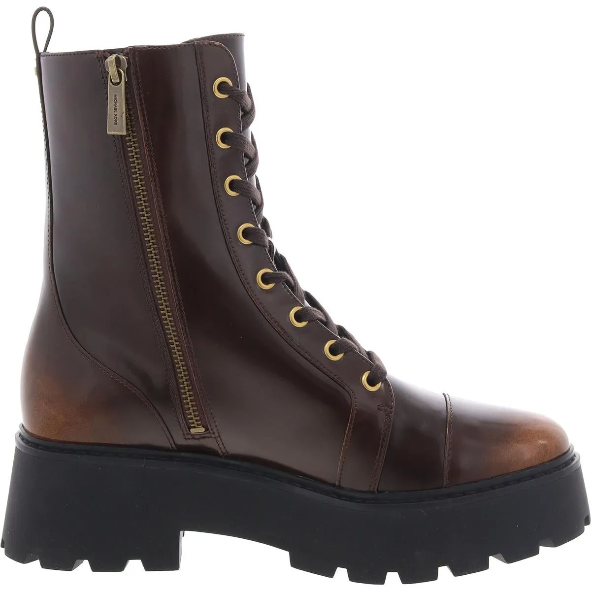 40F4BKFE6L Womens Lace-Up Leather Combat & Lace-Up Boots