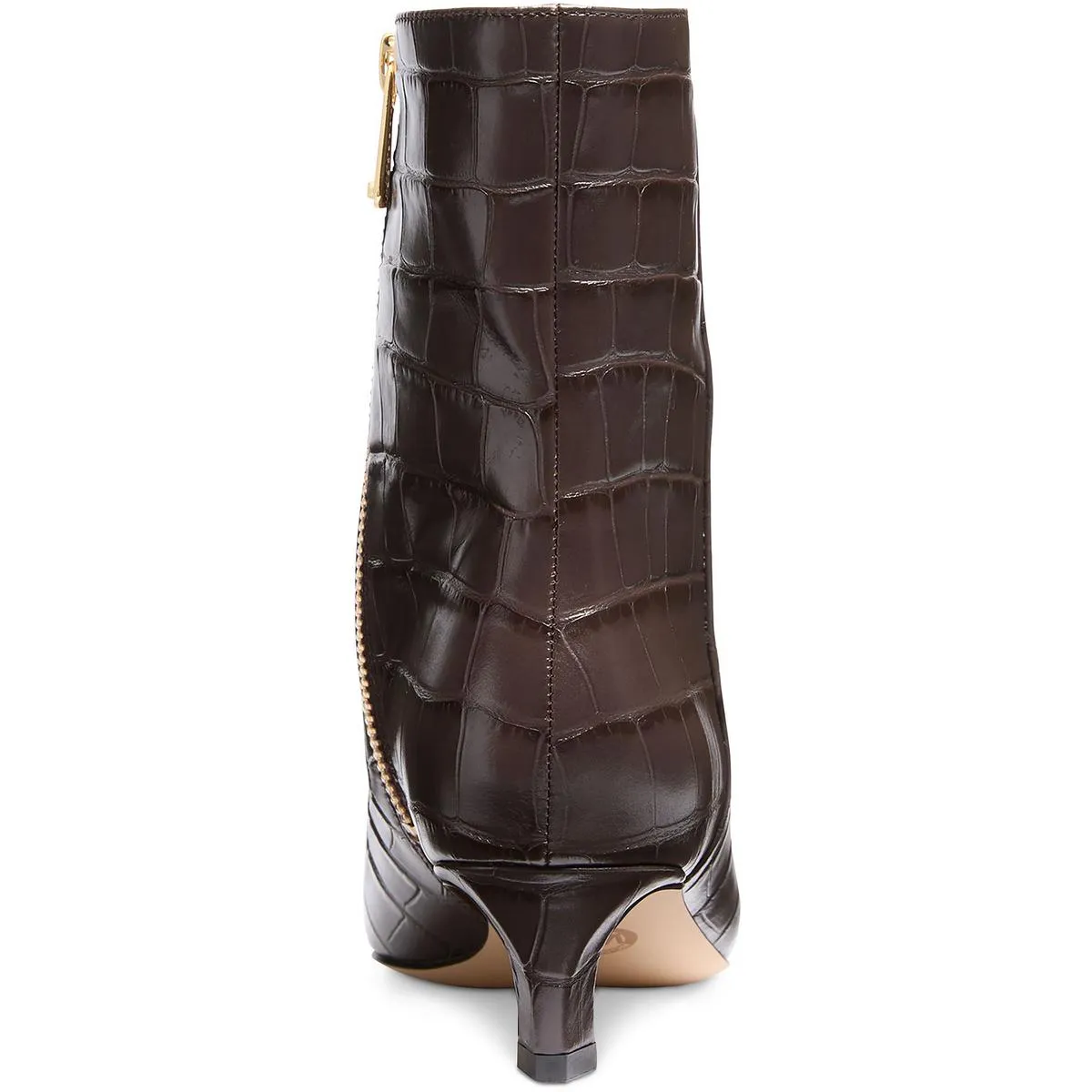 40F4CSME5E Womens Zipper Leather Booties