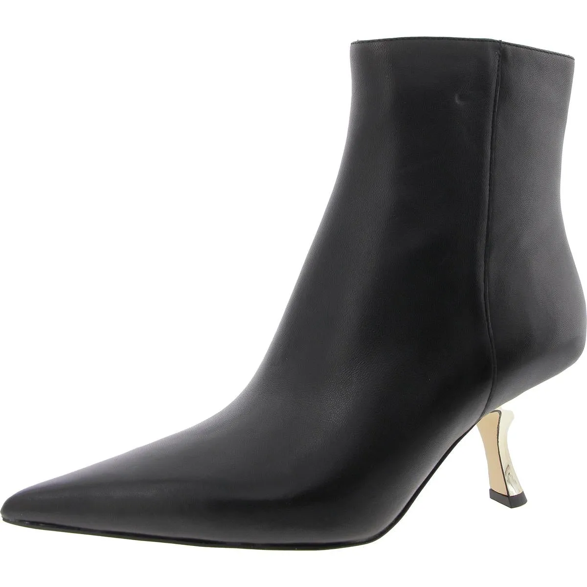 40F4LUE5L Womens Solid Leather Booties