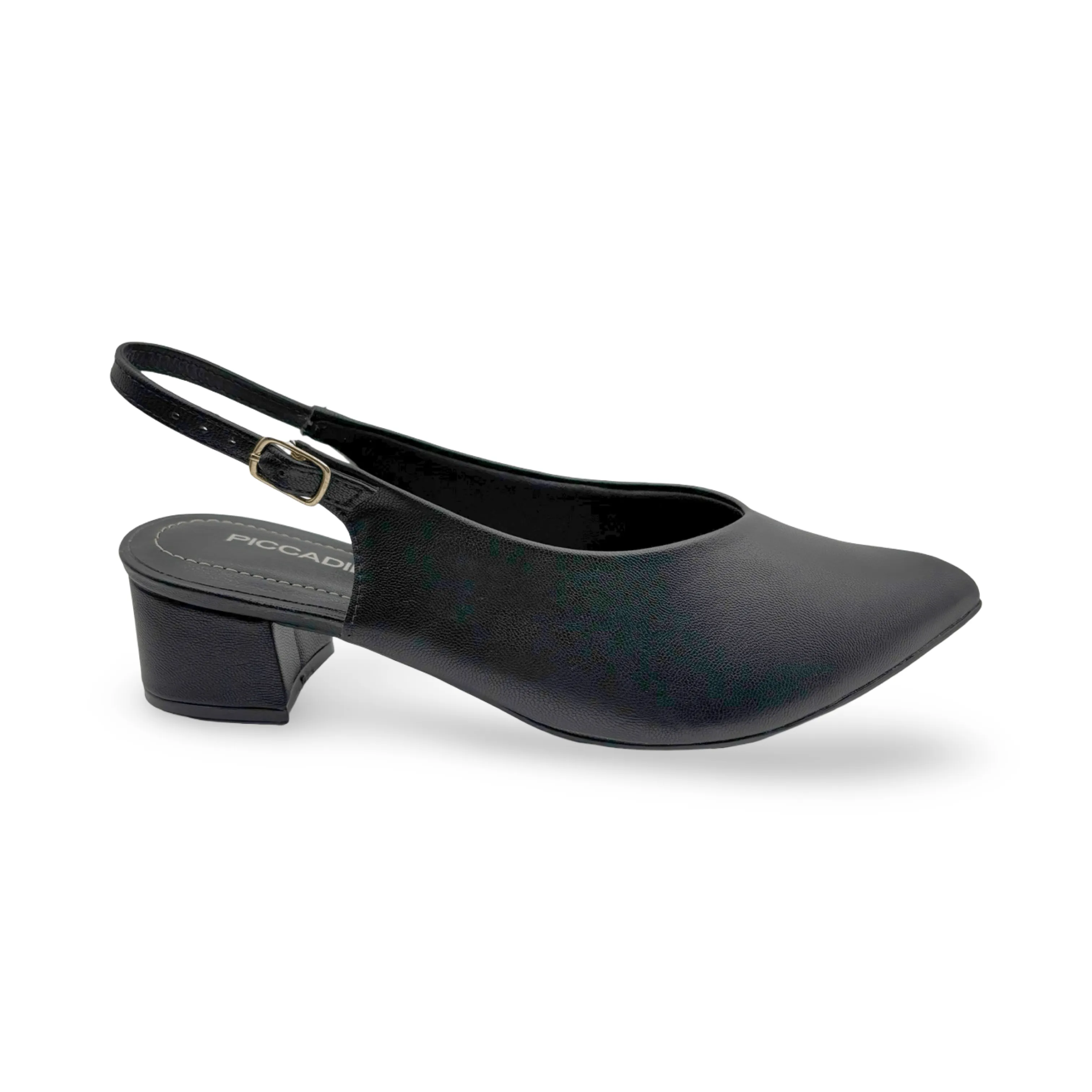 739031N Black Slingback Pump