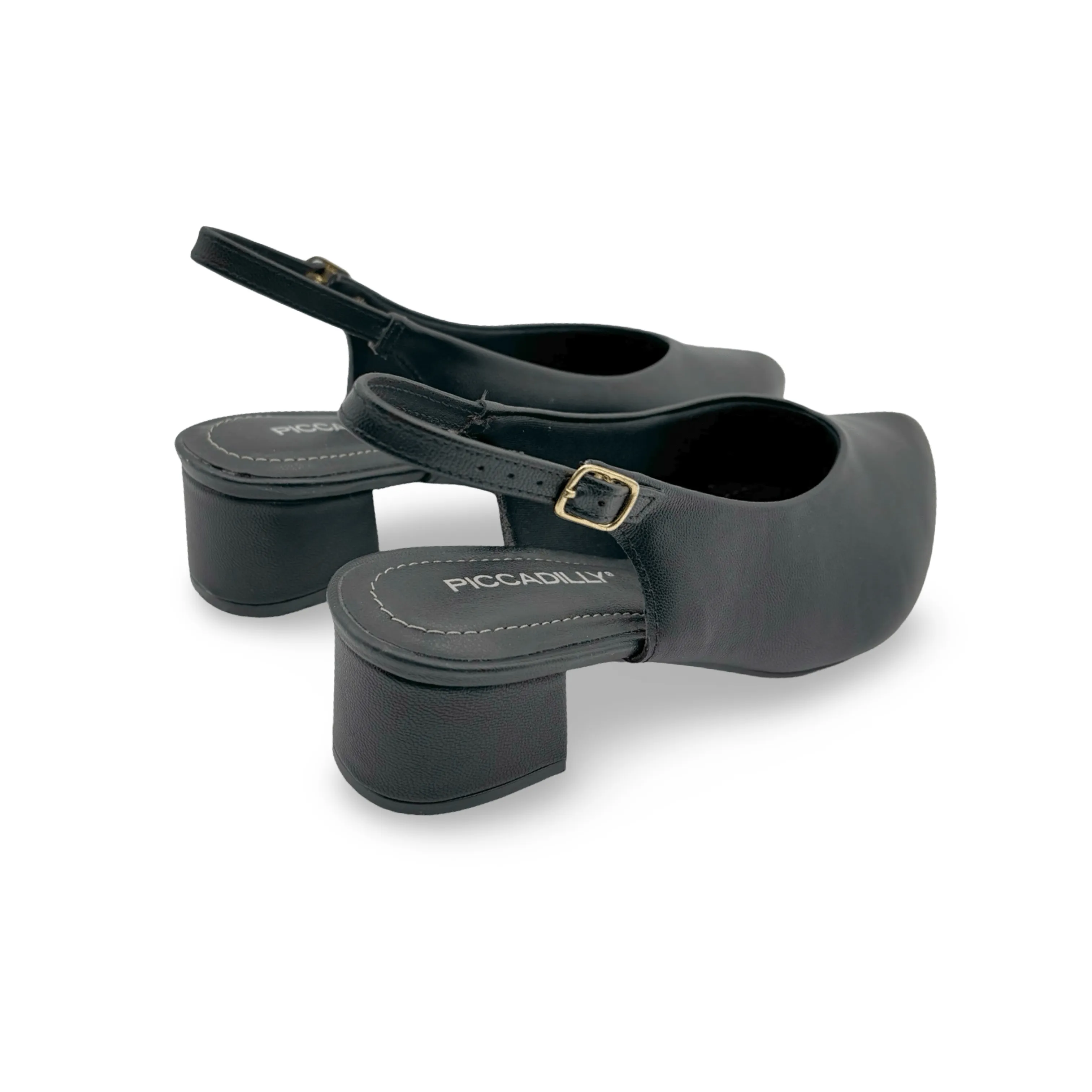 739031N Black Slingback Pump
