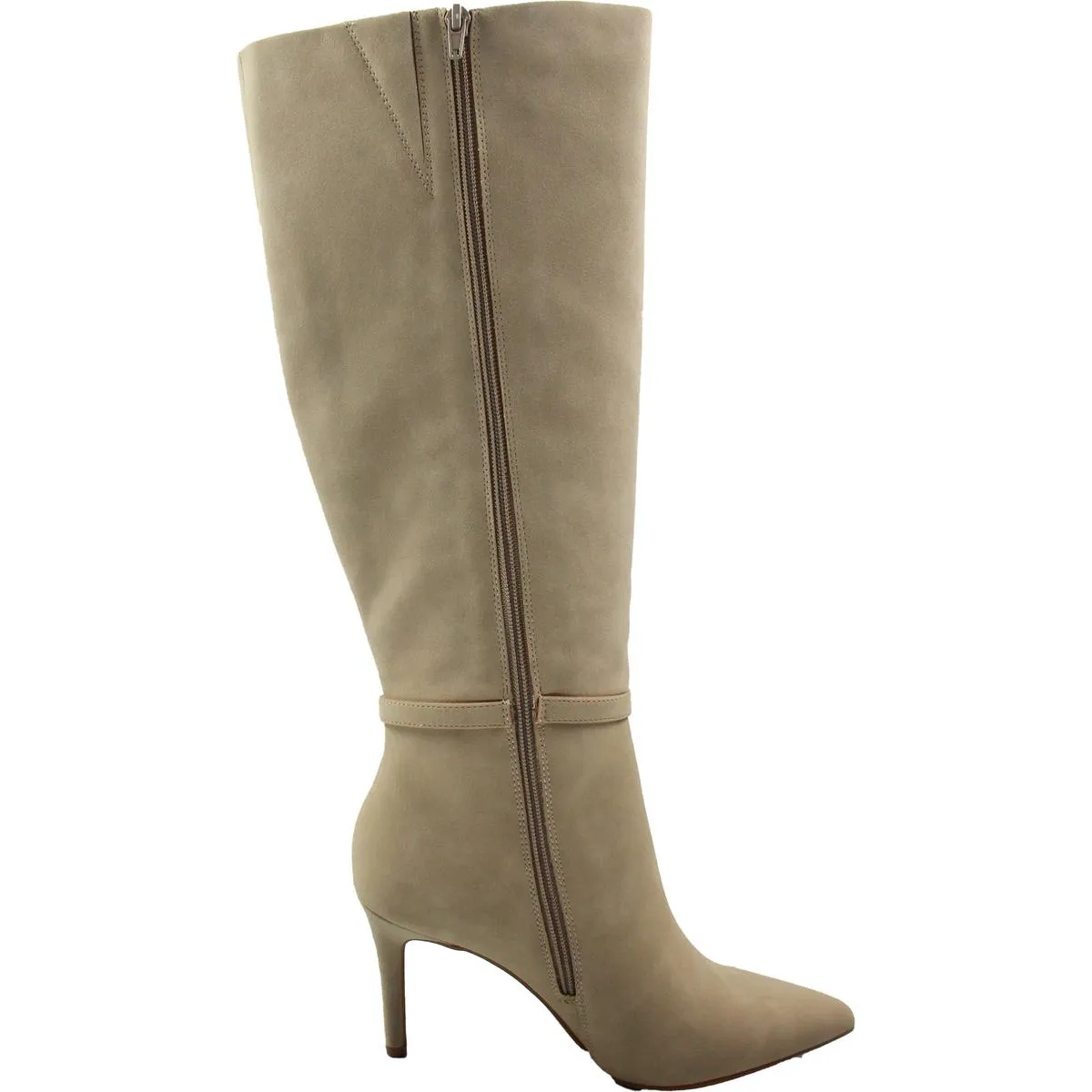 ABBIN Womens Buckle Manmade Knee-High Boots