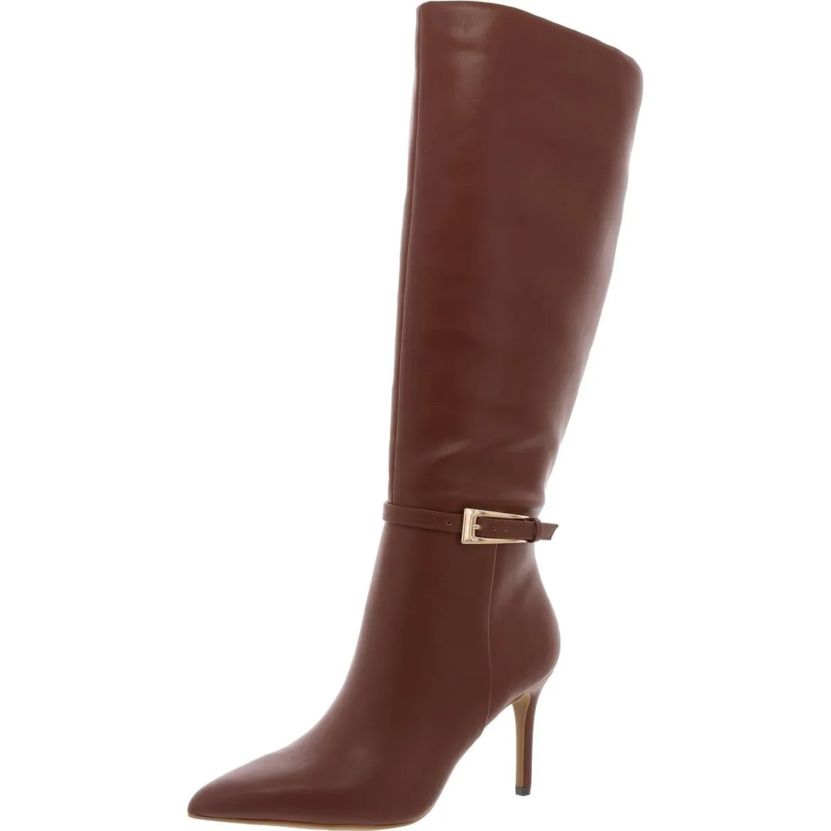ABBIN Womens Buckle Manmade Knee-High Boots