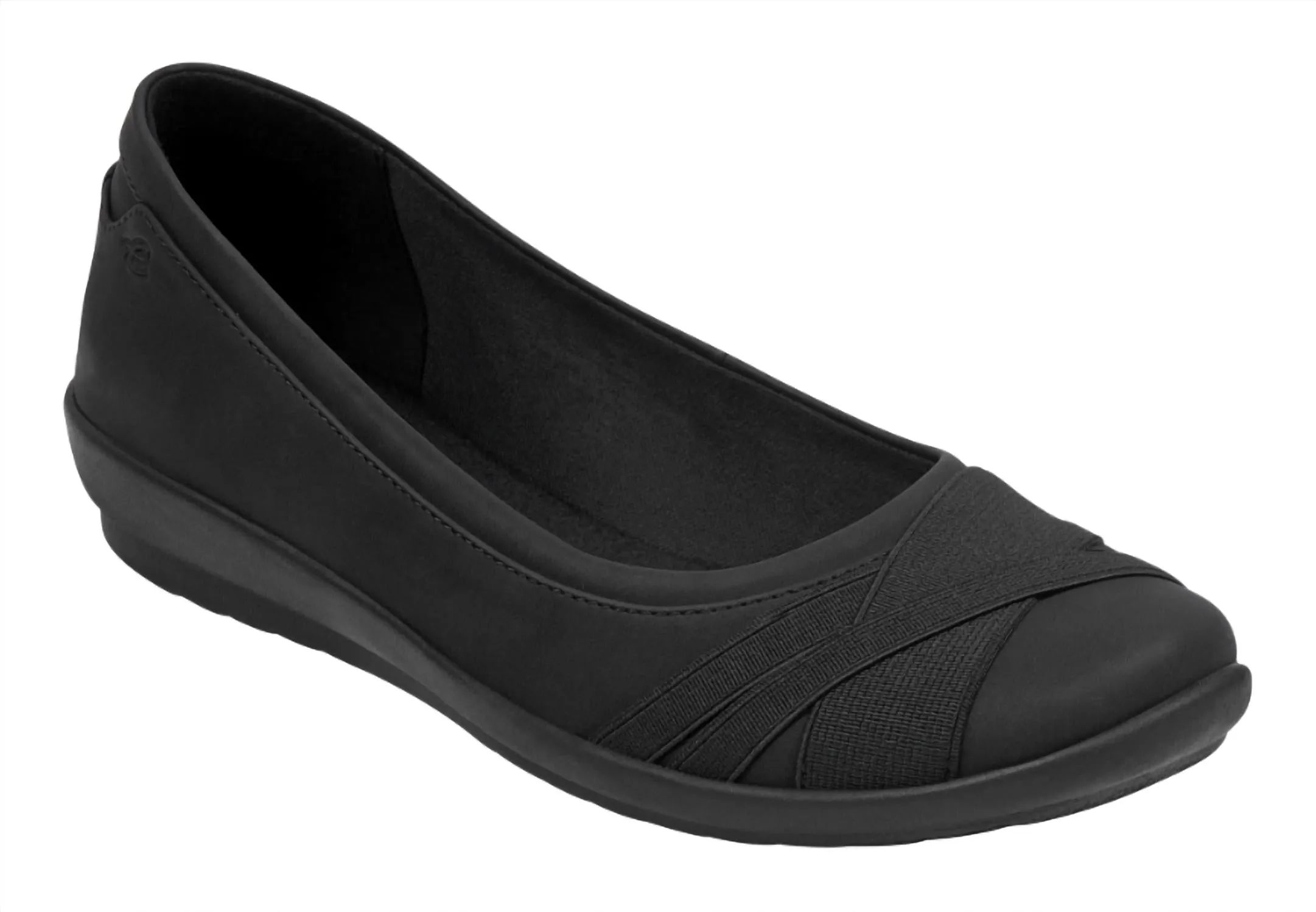 Acasia Slip On Flat Shoes In Black