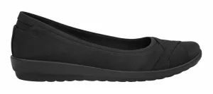 Acasia Slip On Flat Shoes In Black