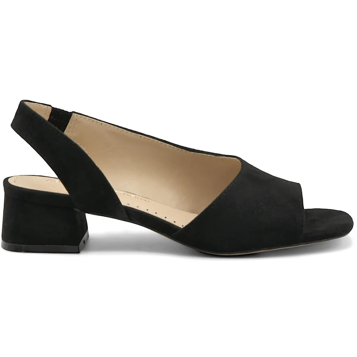 Adino Womens Ankle Strap Block Heel Slingback Sandals