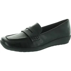 Aerilyn Womens Solid Manmade Loafers