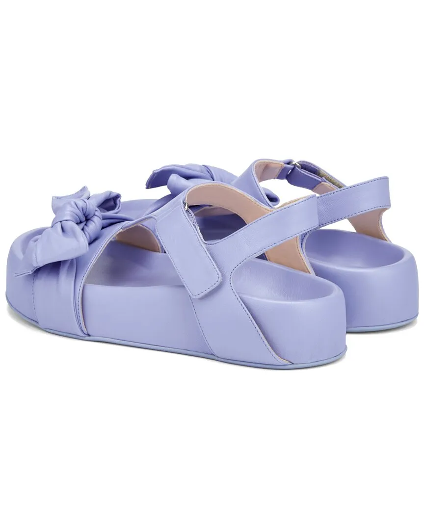 AGL Jane Ribbon Leather Sandal