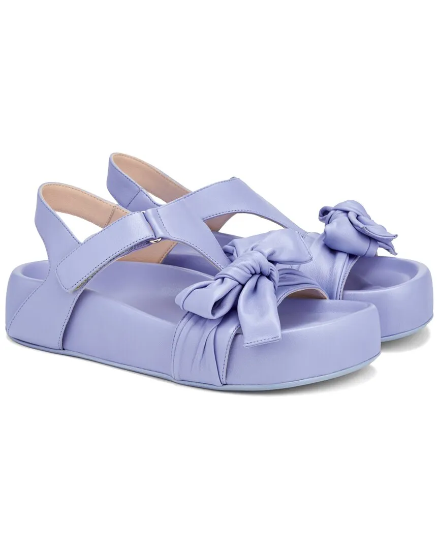 AGL Jane Ribbon Leather Sandal