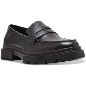 AKKRON Womens Laceless Faux Leather Loafers