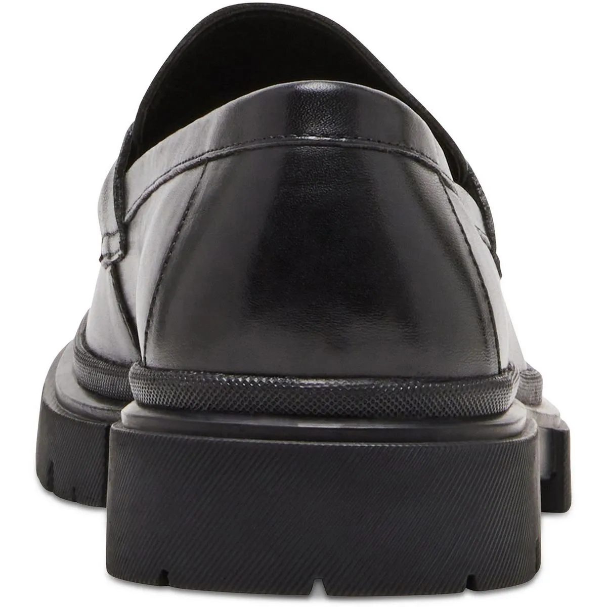 AKKRON Womens Laceless Faux Leather Loafers