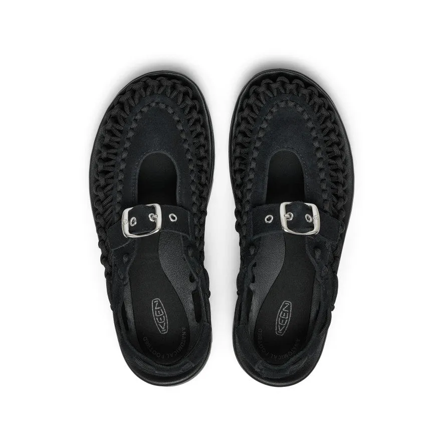 All Gender UNEEK PLT Mary Jane Sneaker  |  Black/Black