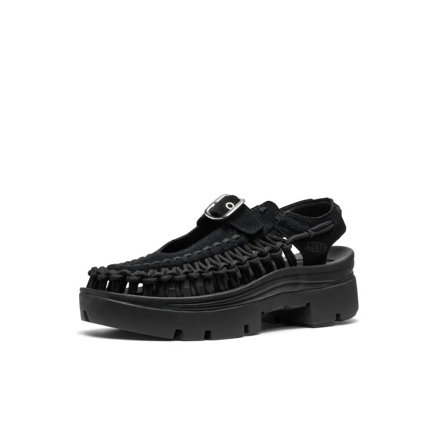All Gender UNEEK PLT Mary Jane Sneaker  |  Black/Black