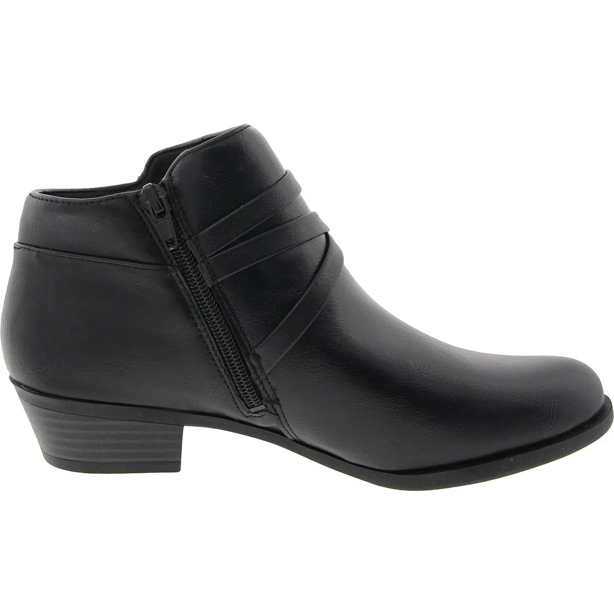 Amara Womens Strappy Man Made Ankle Boots