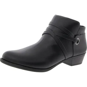 Amara Womens Strappy Man Made Ankle Boots
