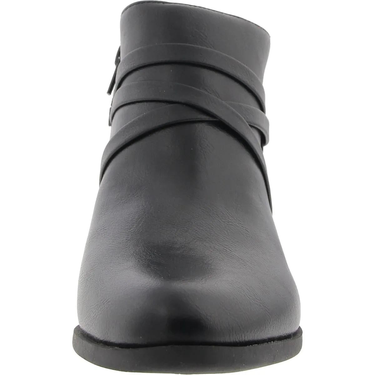Amara Womens Strappy Man Made Ankle Boots