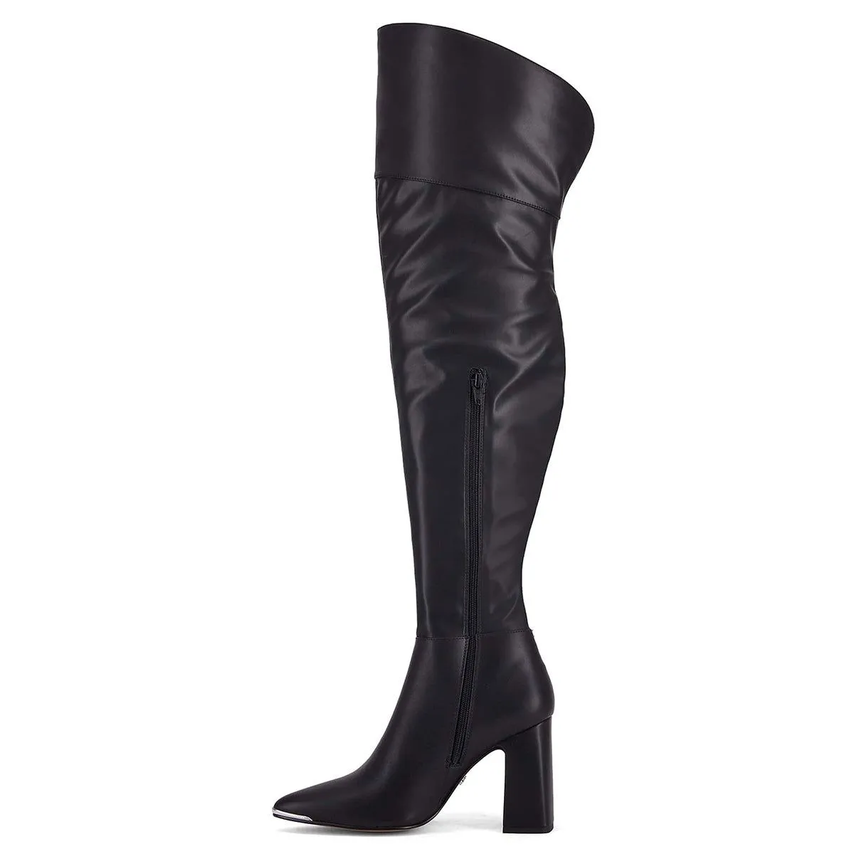 Andrea Over The Knee Leatherette Boots