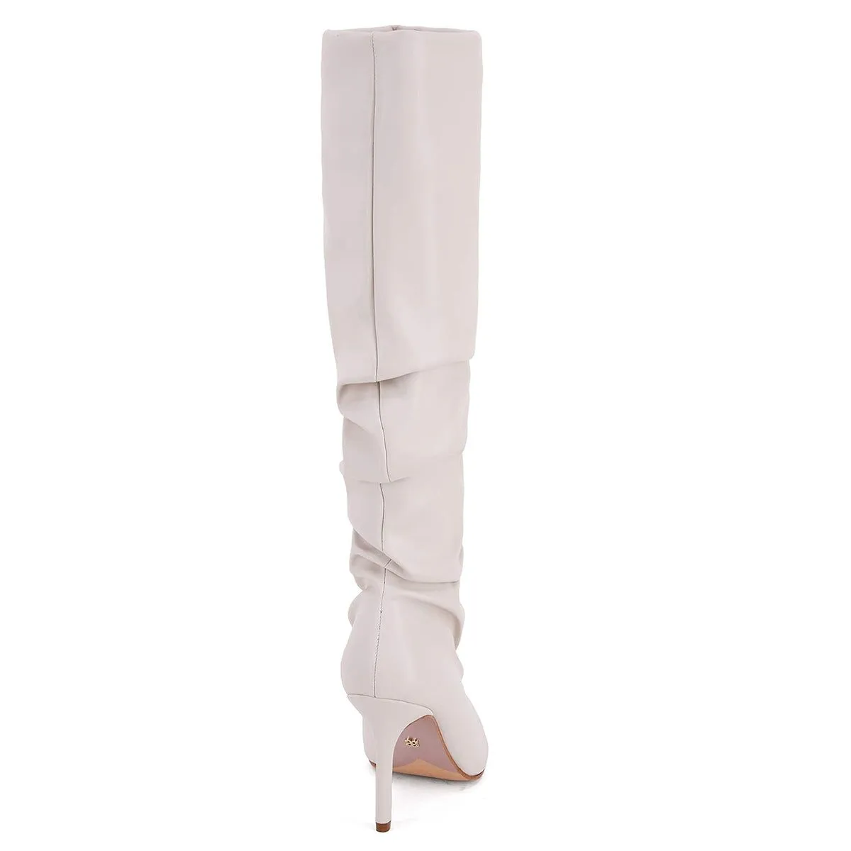 Andrea Slouchy Boots With Pointy Toe