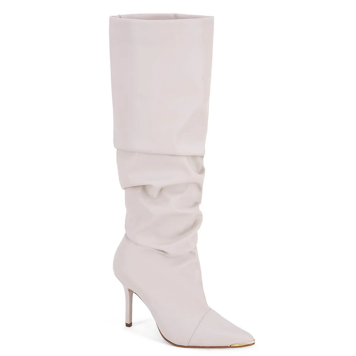 Andrea Slouchy Boots With Pointy Toe