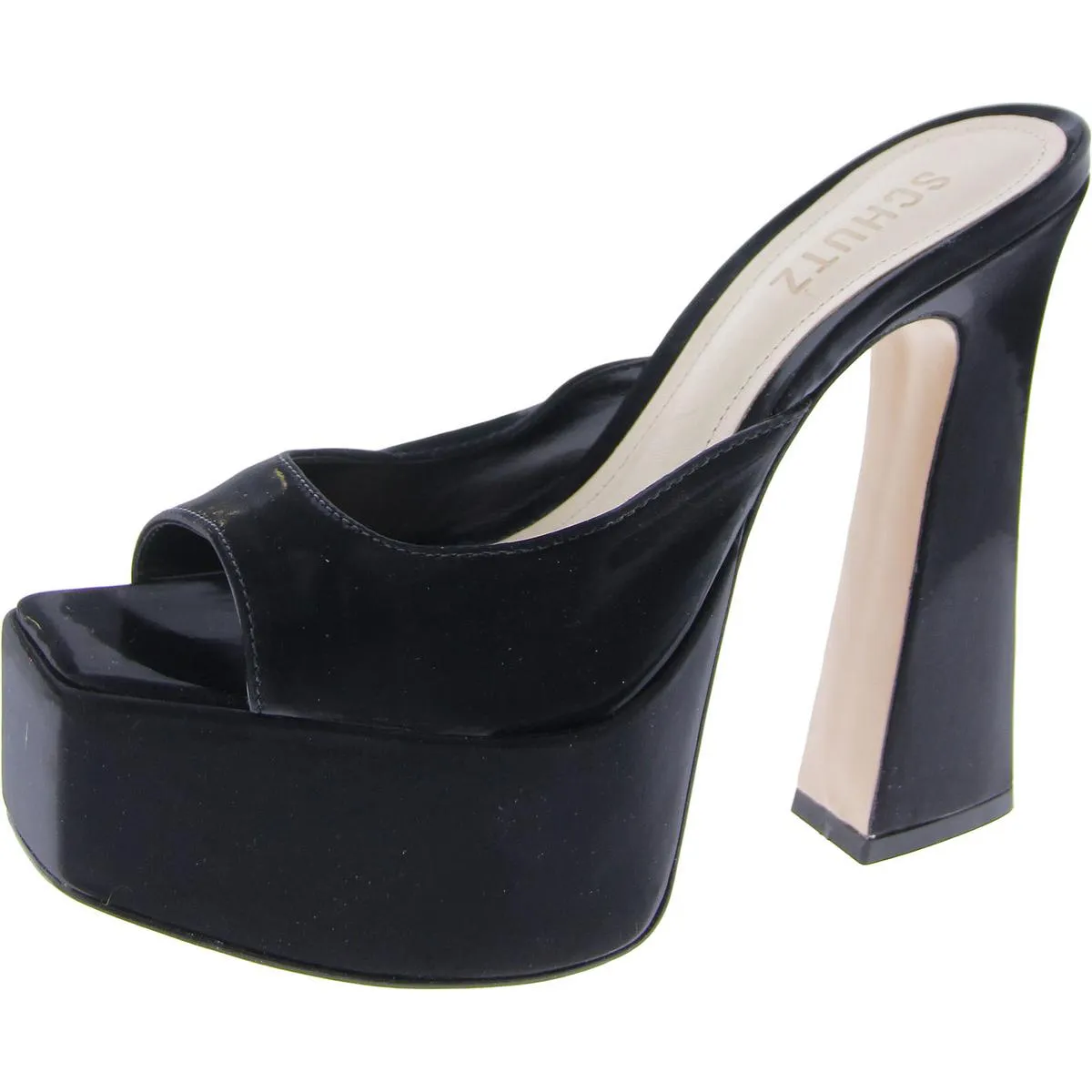 Andrina  Womens Square Toe Platform Platform Sandals