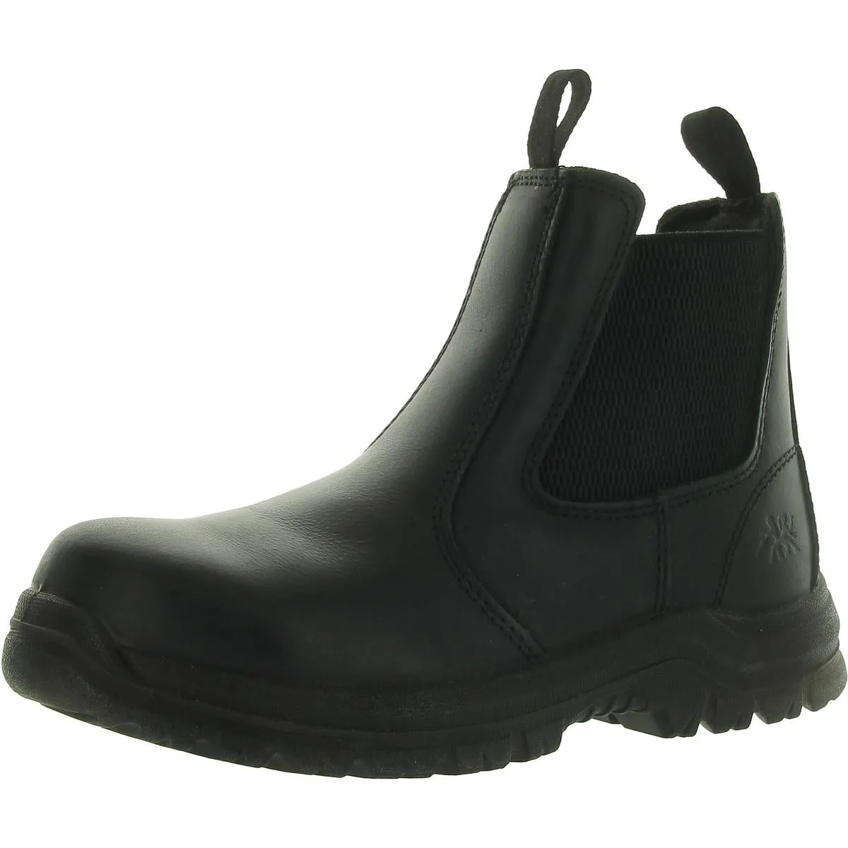 Angelina Womens Leather Laceless Work & Safety Boots