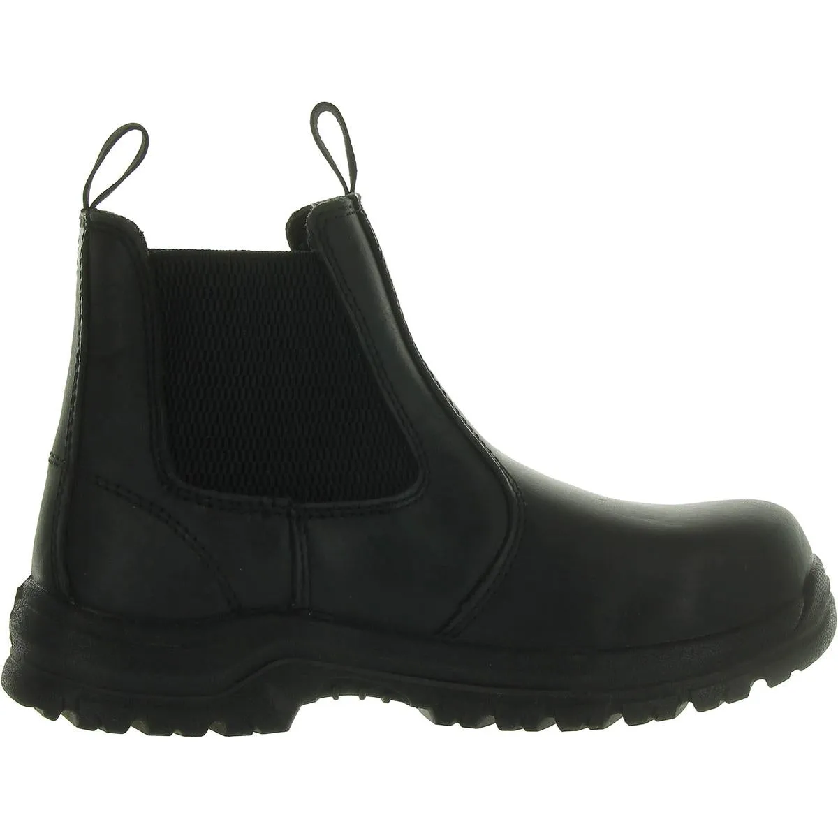 Angelina Womens Leather Laceless Work & Safety Boots