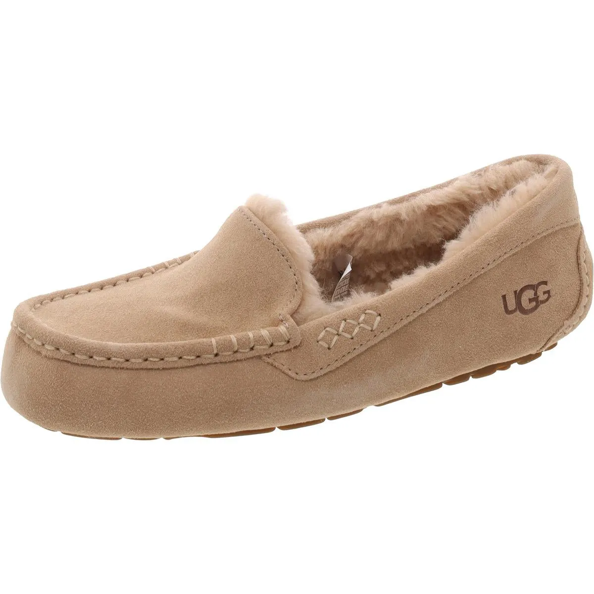 Ansley Womens Suede Comfy Moccasin Slippers