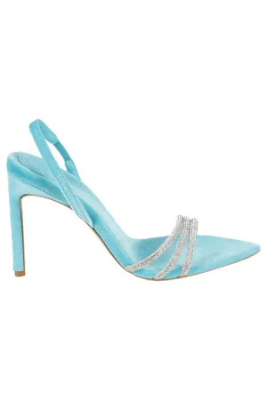 Aqua Velvet Sandal