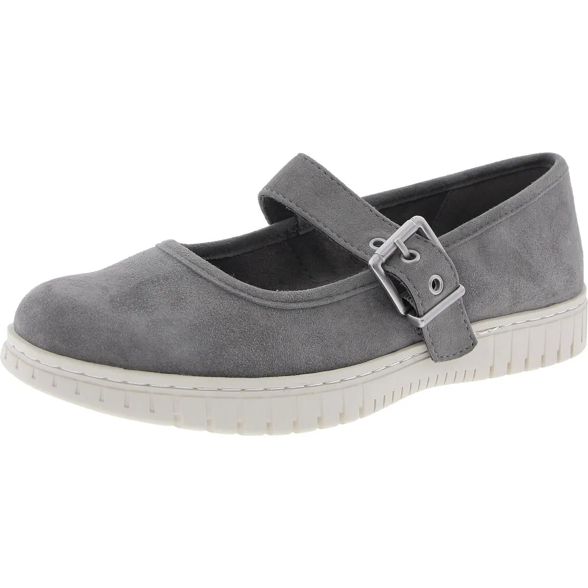 Astro Womens Buckle Suede Mary Janes