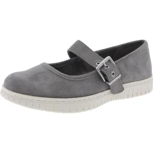 Astro Womens Buckle Suede Mary Janes