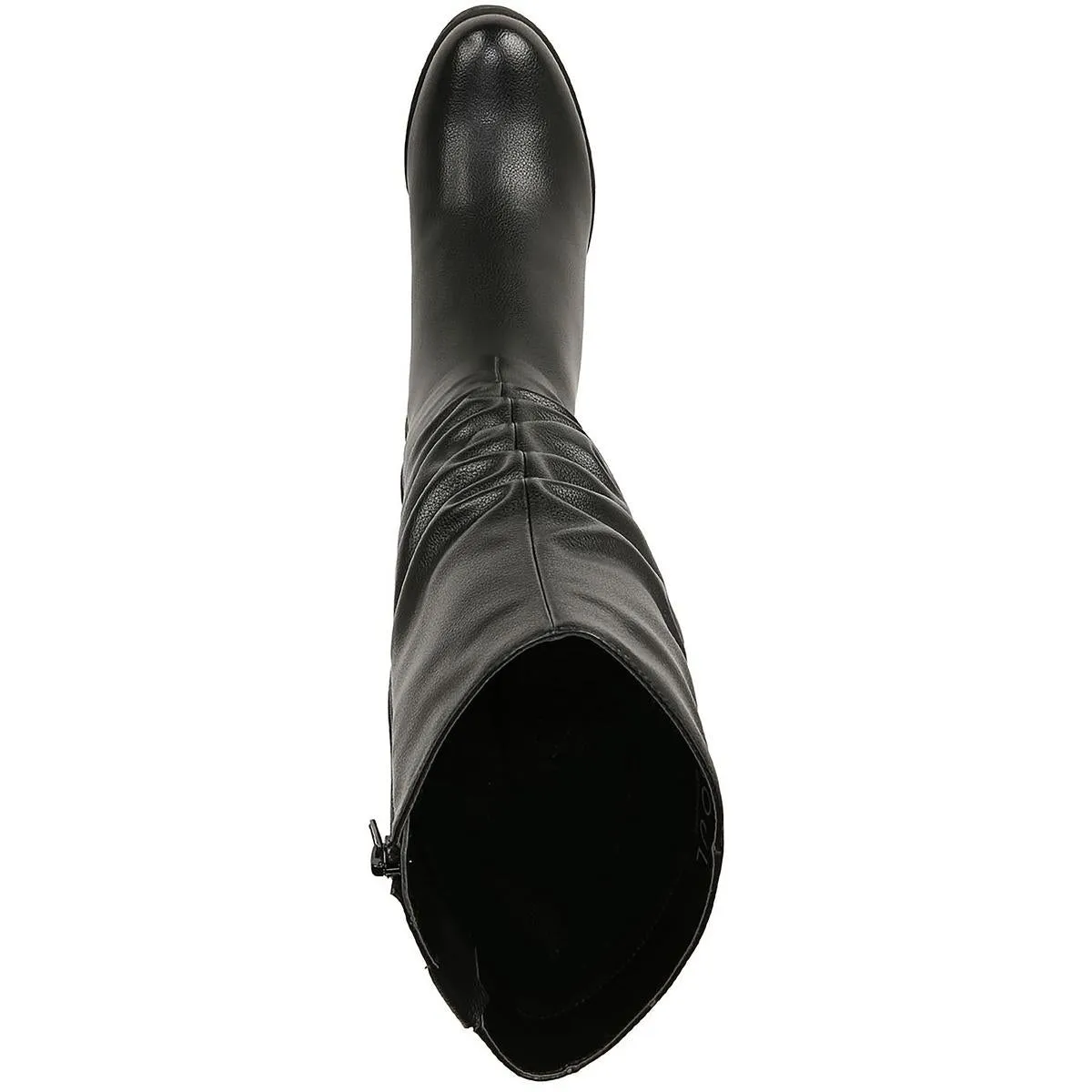 Aura Womens Zipper Slouchy Knee-High Boots