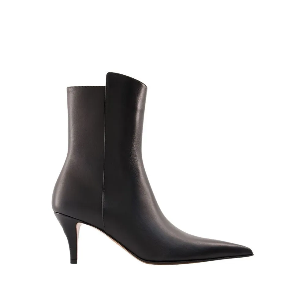 Australian Ankle Boots - Leather - Black