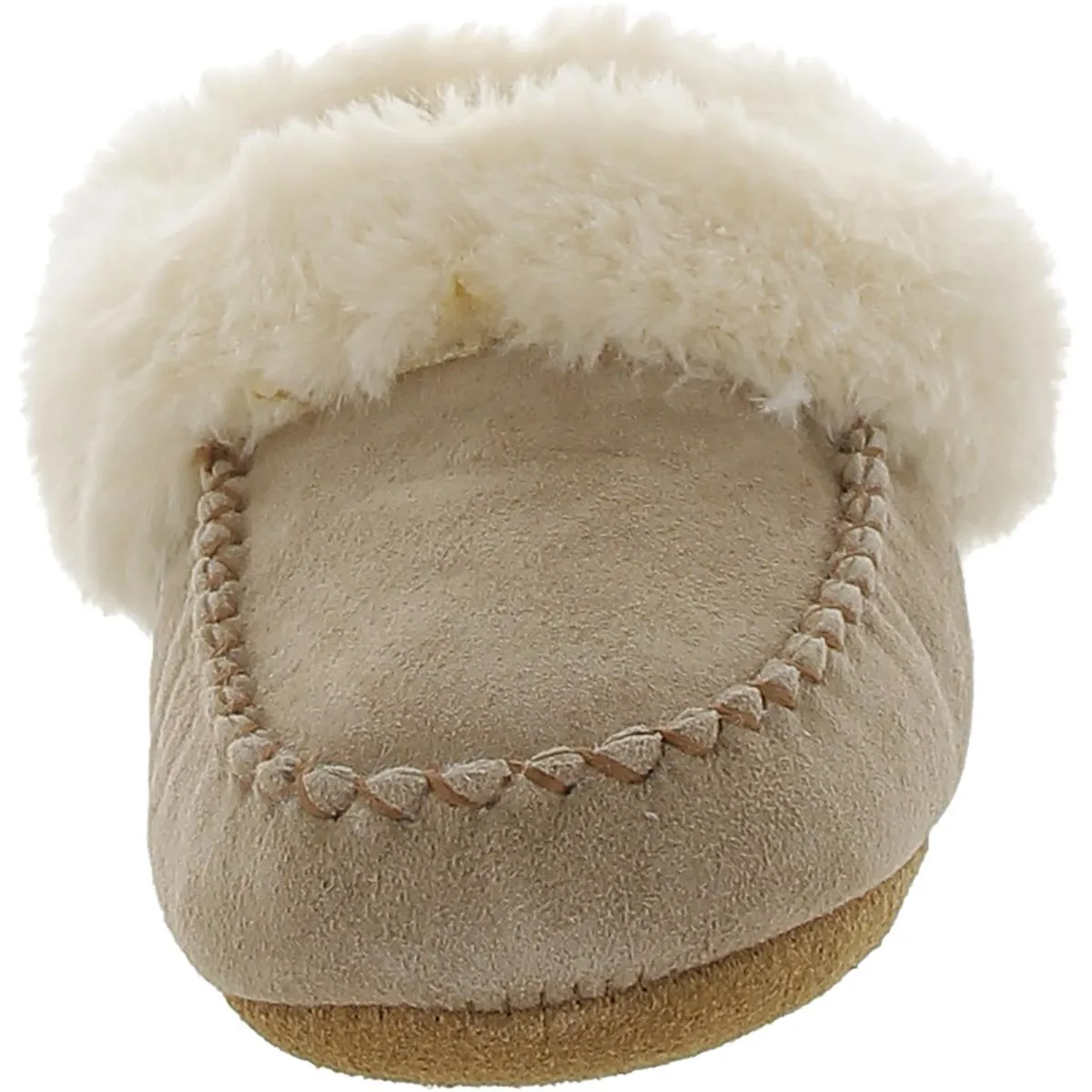 Australian Bootie II Womens Suede Faux Fur Lined Moccasin Slippers