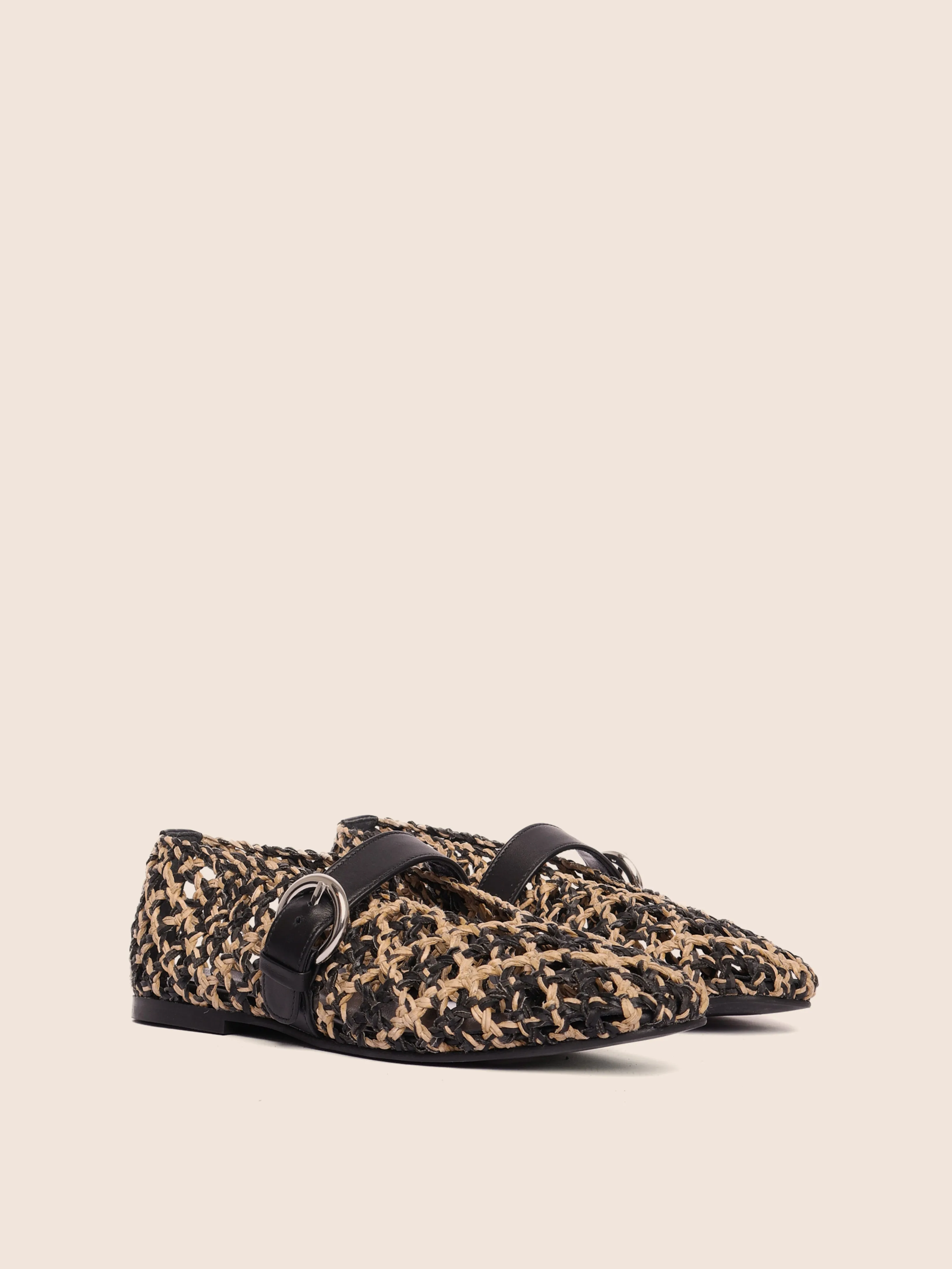 Aveiro Natural Woven Ballerina