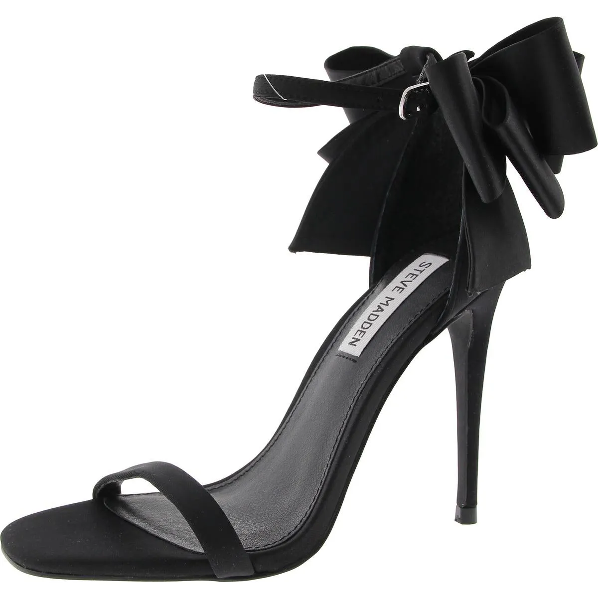 Babylon Womens Bow Satin Heels