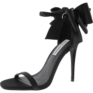 Babylon Womens Bow Satin Heels