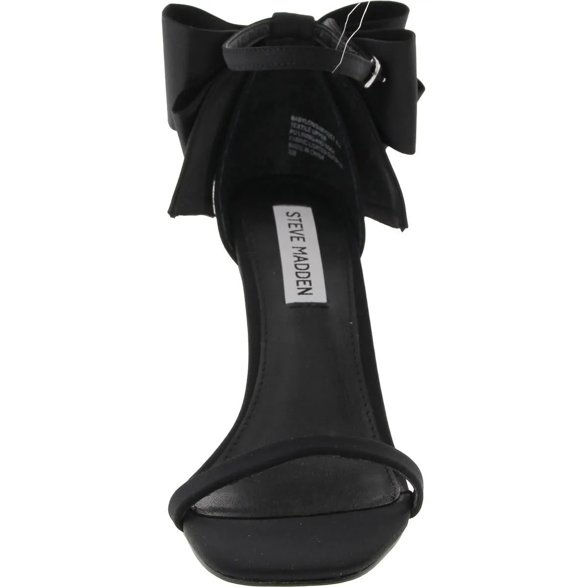 Babylon Womens Bow Satin Heels