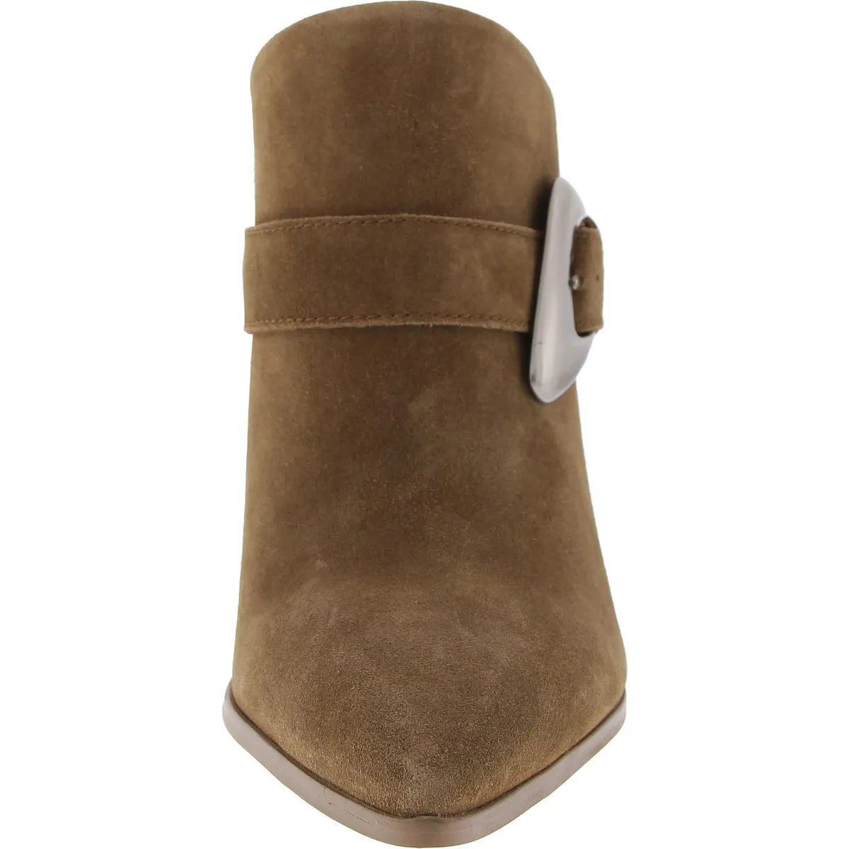 Baily Womens Buckle Suede Ankle Boots