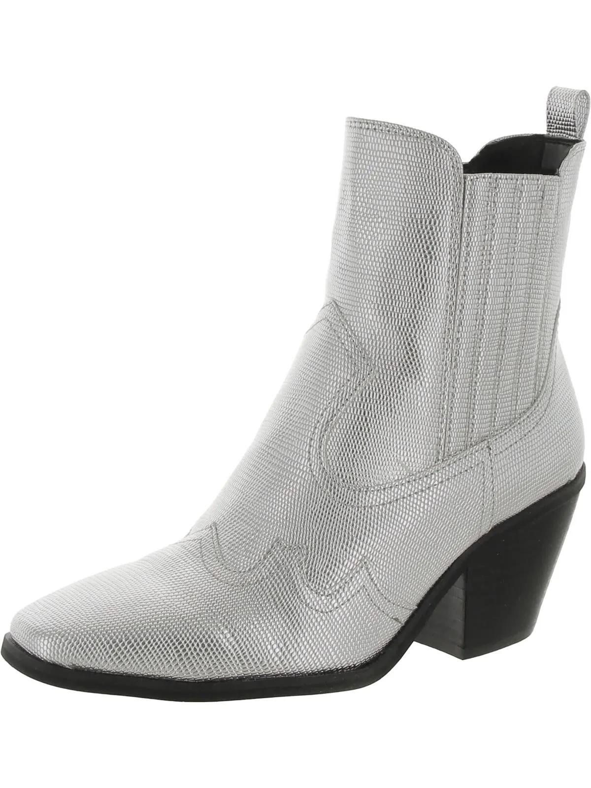 BALLAD Womens Faux Leather Ankle boot Cowboy, Western Boots