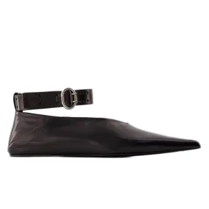 Ballet Sandals - Leather - Black