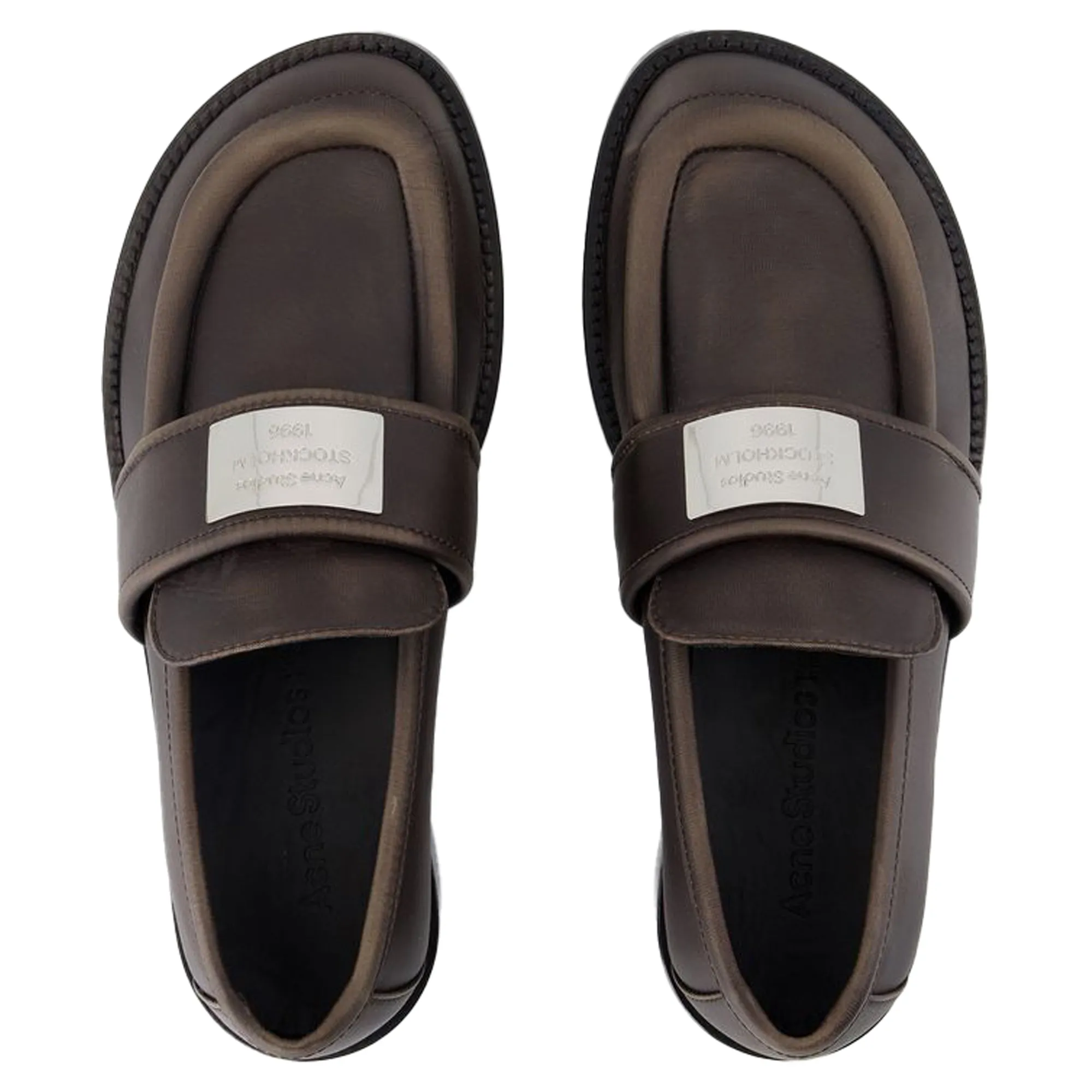 Bargot Sludge Moccasins - Acne Studios - Nylon - Brown