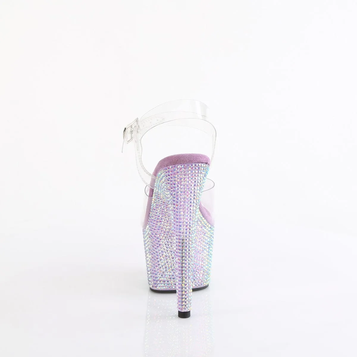 BEJEWELED-708RRS Clear/Lavender Rhinestones