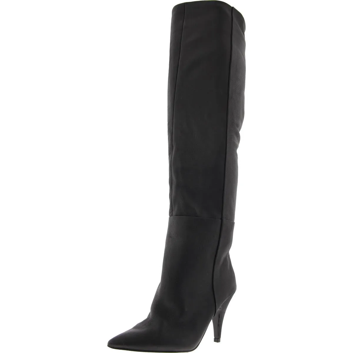 Bellamie Womens Leather Pull On Over-The-Knee Boots