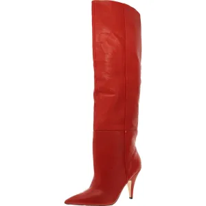 Bellamie Womens Leather Pull On Over-The-Knee Boots